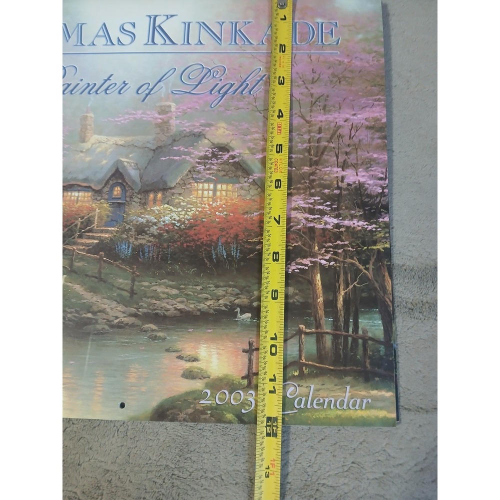 Thomas Kinkade Painter of‎ Light 1999 2003 Wall Calendar Lot Vintage AMCAL Art - Picture 9 of 9